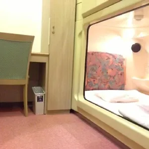Capsule hotel Capsule&spa Grand Sauna Shinsaibashi, Osaka